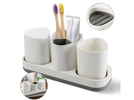 Organizador baño blanco 3 piezas 